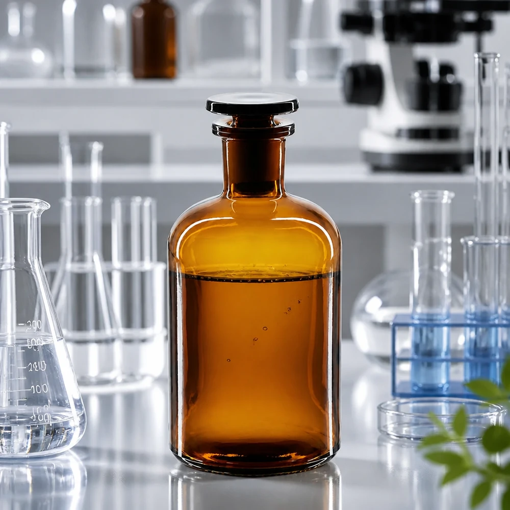Flacon pharmaceutique 250 ml col étroit en verre ambré + bouchon Flacon de conservation marron de 250 ml, à épaulement arrondi et col étroit, avec bouchon en verre, pour huiles, teintures et extraits