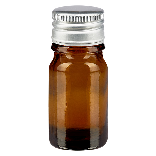 Flacon 5ml 11mm SV alu-argent STD BrownL. UT18/5