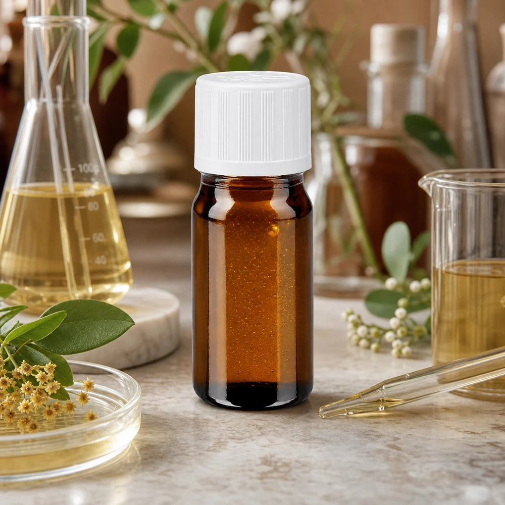 Flacon de pharmacie brun 5ml bouchon vissable blanc sécurité enfant standard Flacon compact en verre ambré de 5 ml avec bouchon KiSi blanc de 11 mm, à utiliser avec des pipettes et des boîtes de Pétri