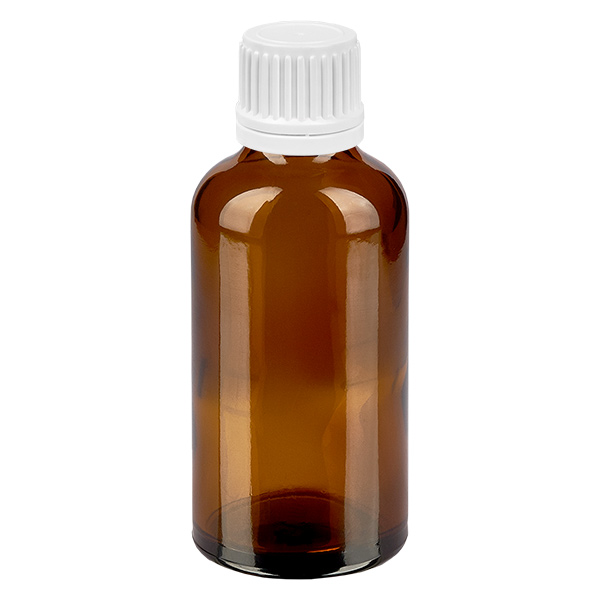 Flacon 50ml 11mm SV blanc OV BrownLine UT18/50