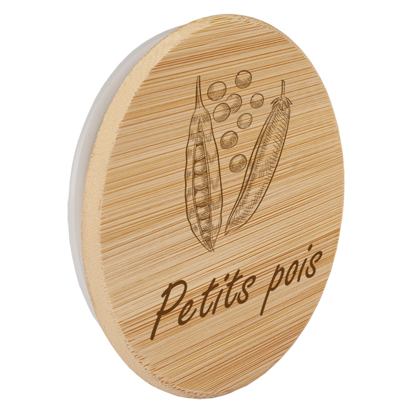 Paire en bois « Petits pois » pour WECK RR100