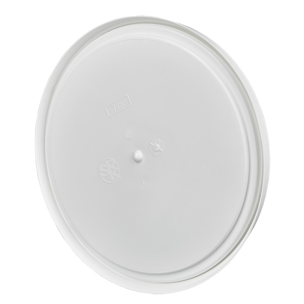 Couvercle blanc adapté au seau de 2,5L