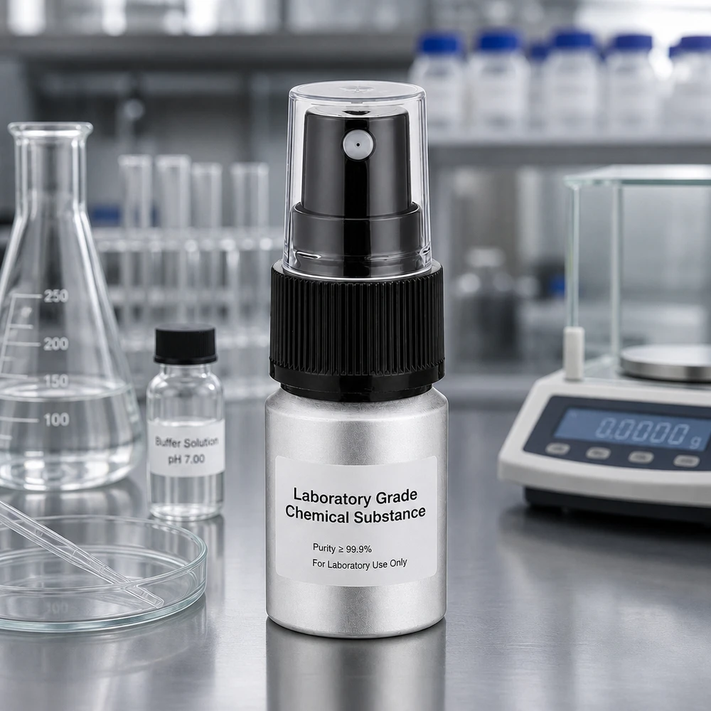 Bouteille en aluminium teinté 10 ml, avec vaporisateur à pompe noir Vaporisateur en aluminium de 10 ml avec bouchon de protection transparent pour un stockage sûr