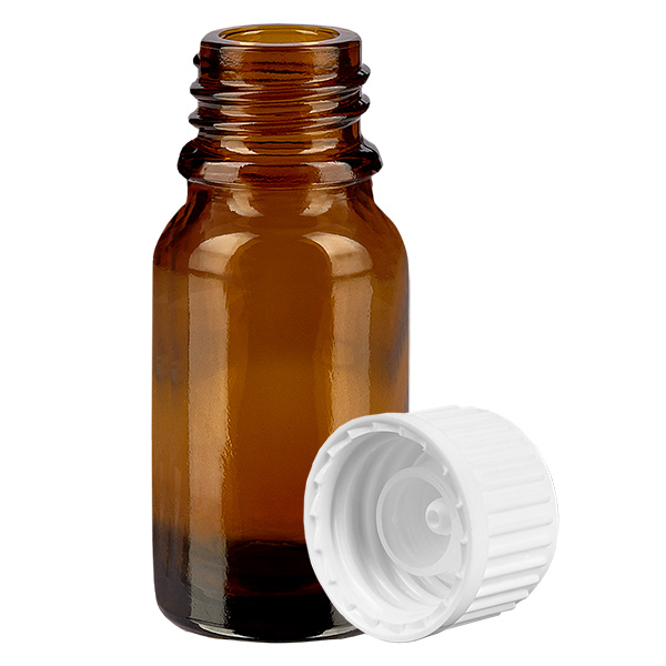 Flacon 10ml (globule) 3mm GR w. STD BrownL. UT18/10