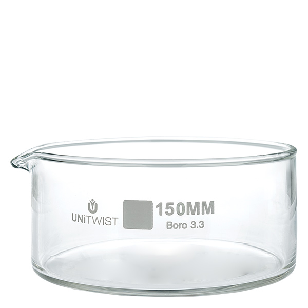 Cristallisoir ø150mm verre borosilicaté UNiTWIST