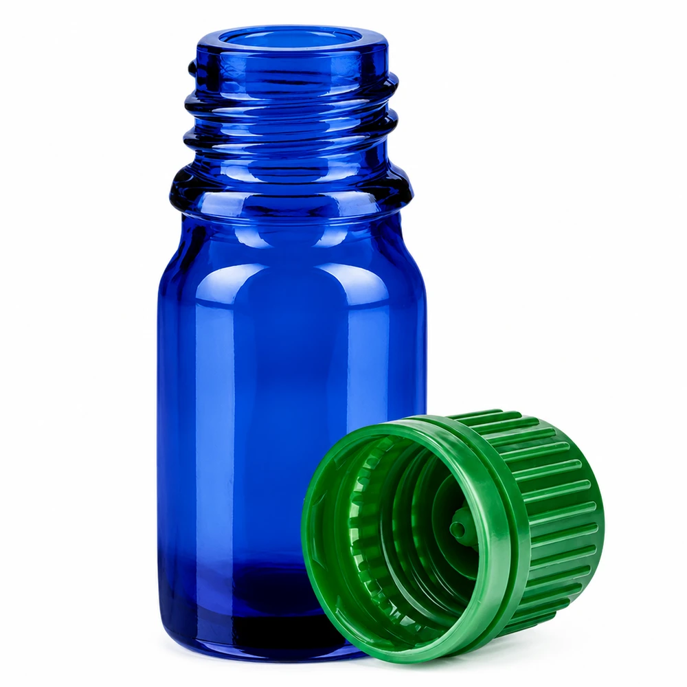Flacon 5ml 11mm SV vert OV BlueLine UT18/5 Flacon compact de 5ml série BlueLine avec protection UV par verre bleu
