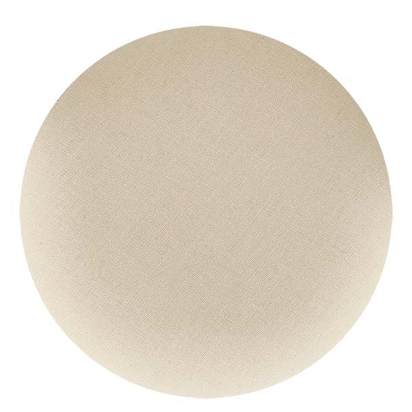 Tissu napperon pour décoratif crème ø13cm rond