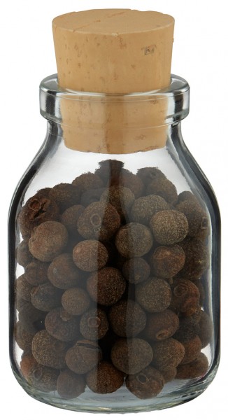 Idée de pot à épices : flacon Round clair 50 ml, avec bouchon de liège Idée de pot à épices : flacon Round clair 50 ml, avec bouchon de liège