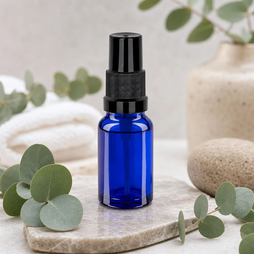 Vaporisateur 10ml noir STD BlueLine UT18/10 Vaporisateur pratique de 10 ml STD BlueLine UT18/10 pour les huiles essentielles et les parfums