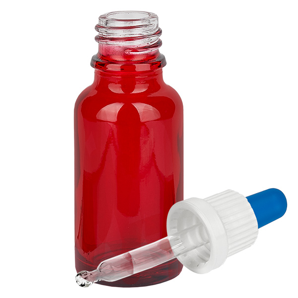 Flacon à pipette 20ml blanc/bleu OV RedLine UT18/20 Flacon à pipette 20ml blanc/bleu OV RedLine UT18/20