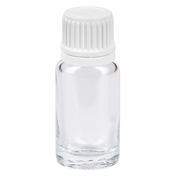 Flacon 10ml 11mm SV blanc OV ClearLine UT18/10 Flacon 10ml 11mm SV blanc OV ClearLine UT18/10
