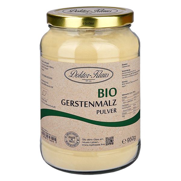 700g de poudre de malt d'orge bio Doktor-Klaus noWaste