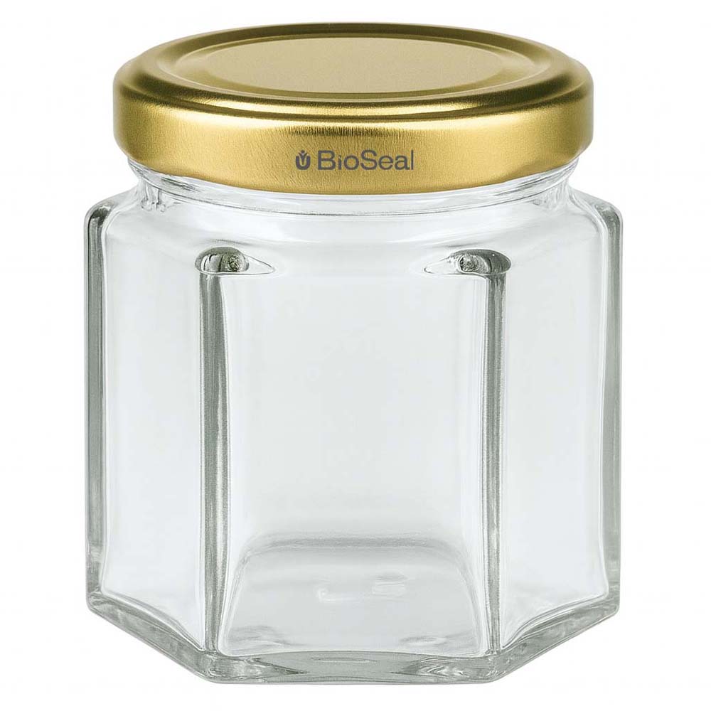 Pot à miel 60 g avec couvercle doré BioSeal UNiTWIST