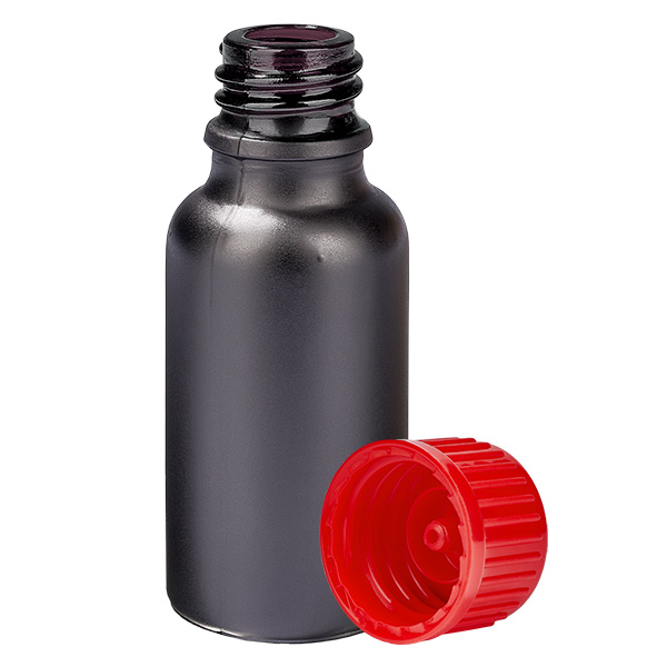 Flacon 20ml 11mm SV rouge STD BlackLine UT18/20