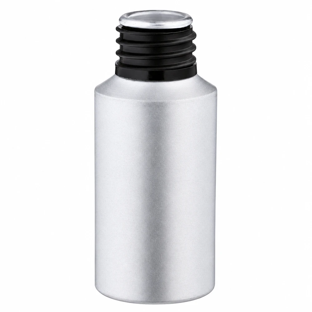 Bouteille en aluminium teinté 30 ml, sans bouchon Bouteille en aluminium de 30 ml avec surface mate - idéale pour les sérums et les teintures