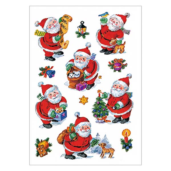 Autocollants &quot;Père Noël 2&quot; (36 stickers)