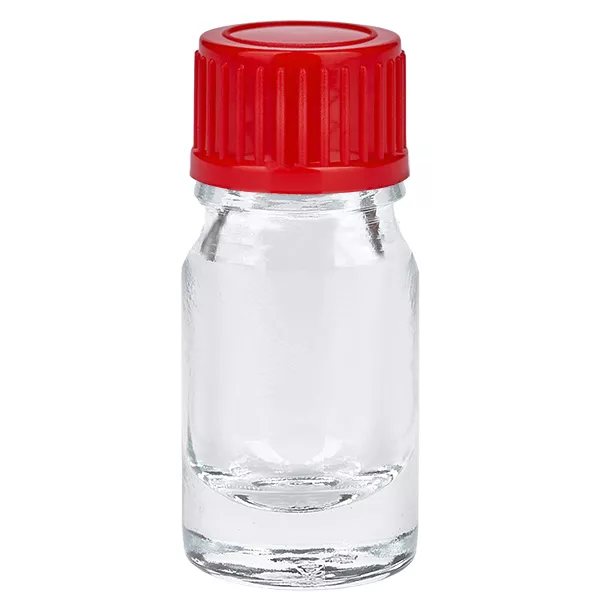 Flacon de 5ml 11mm SV rouge STD ClearLine UT18/5 Flacon de 5ml 11mm SV rouge STD ClearLine UT18/5