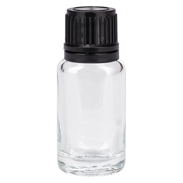 Flacon 10ml 11mm SV noir OV ClearLine UT18/10 Flacon 10ml 11mm SV noir OV ClearLine UT18/10