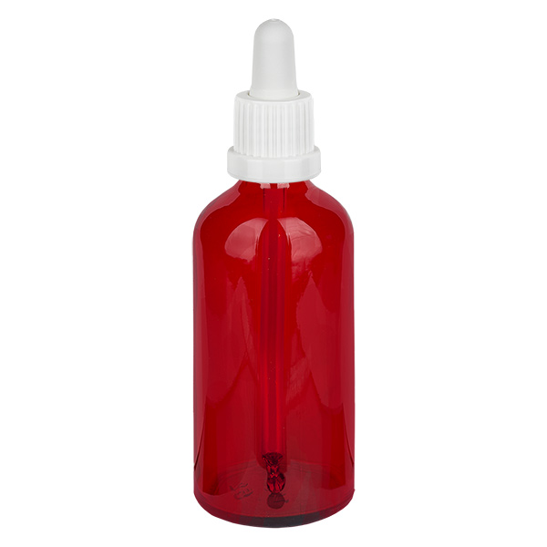 Flacon pipette 100ml blanc OV RedLine UT18/100