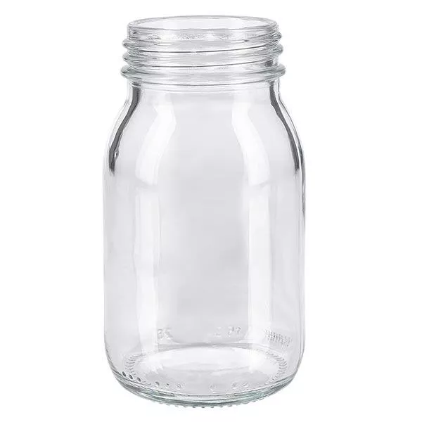 150ml Bouteille à col large en verre clair