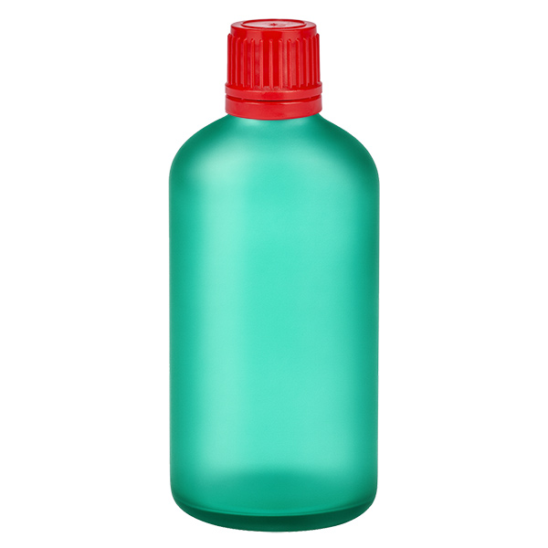 Flacon 100ml 11mm SV rouge OV GreenLine UT18/100