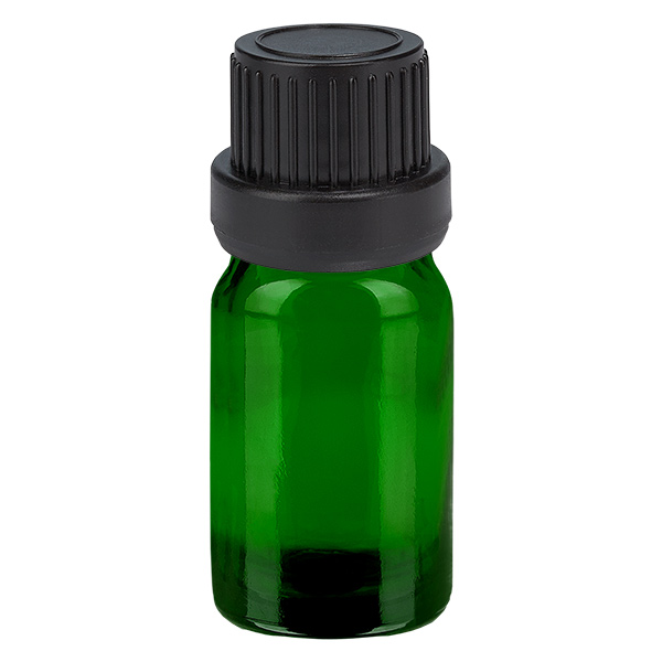 Flacon compte-goutte 5ml 2mm noir OV GreenLine UT18/5