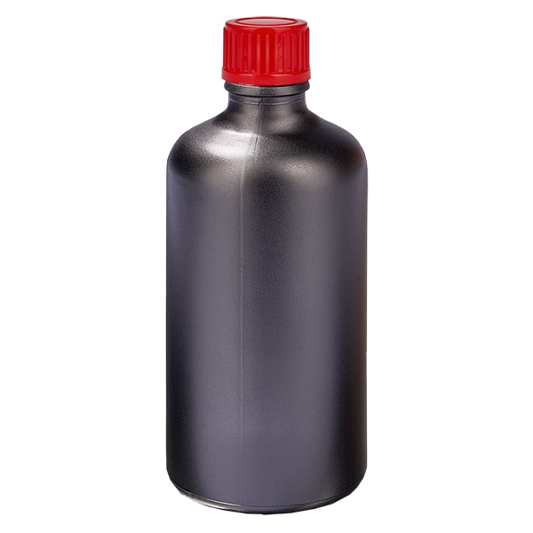 Flacon 100ml 11mm SV rouge STD BlackLine UT18/100 Flacon 100ml 11mm SV rouge STD BlackLine UT18/100