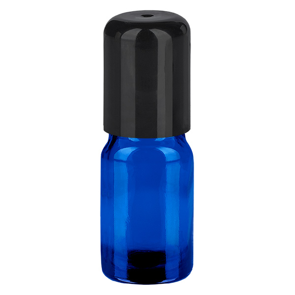 Flacon 5ml Roll-On noir STD BlueLine UT18/5