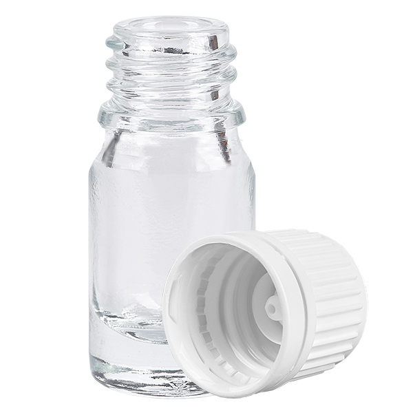 Flacon 5ml 11mm SV blanc OV ClearLine UT18/5 Flacon 5ml 11mm SV blanc OV ClearLine UT18/5
