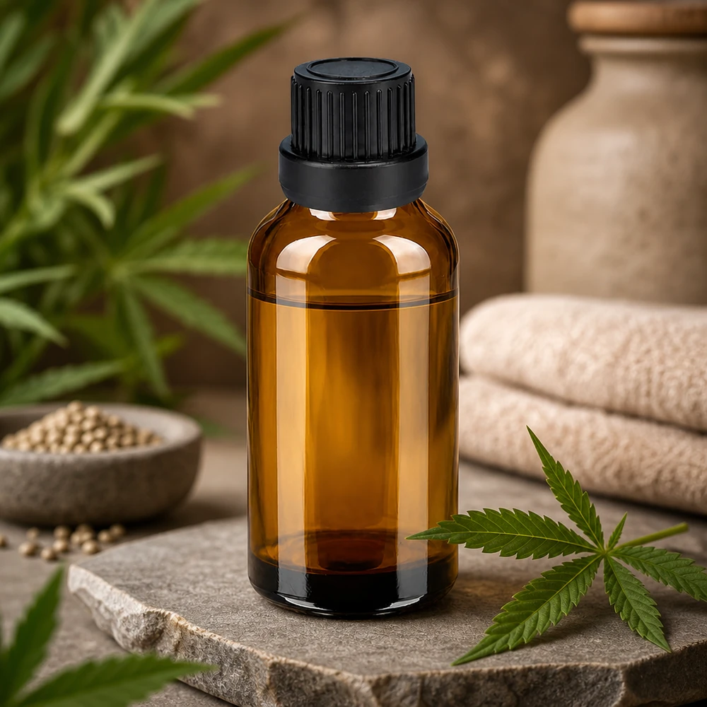 Flacon 30ml 11mm SV noir OV BrownLine UT18/30 Bouteille ambrée compacte de 30 ml avec bouchon compte-gouttes pour un dosage précis des liquides