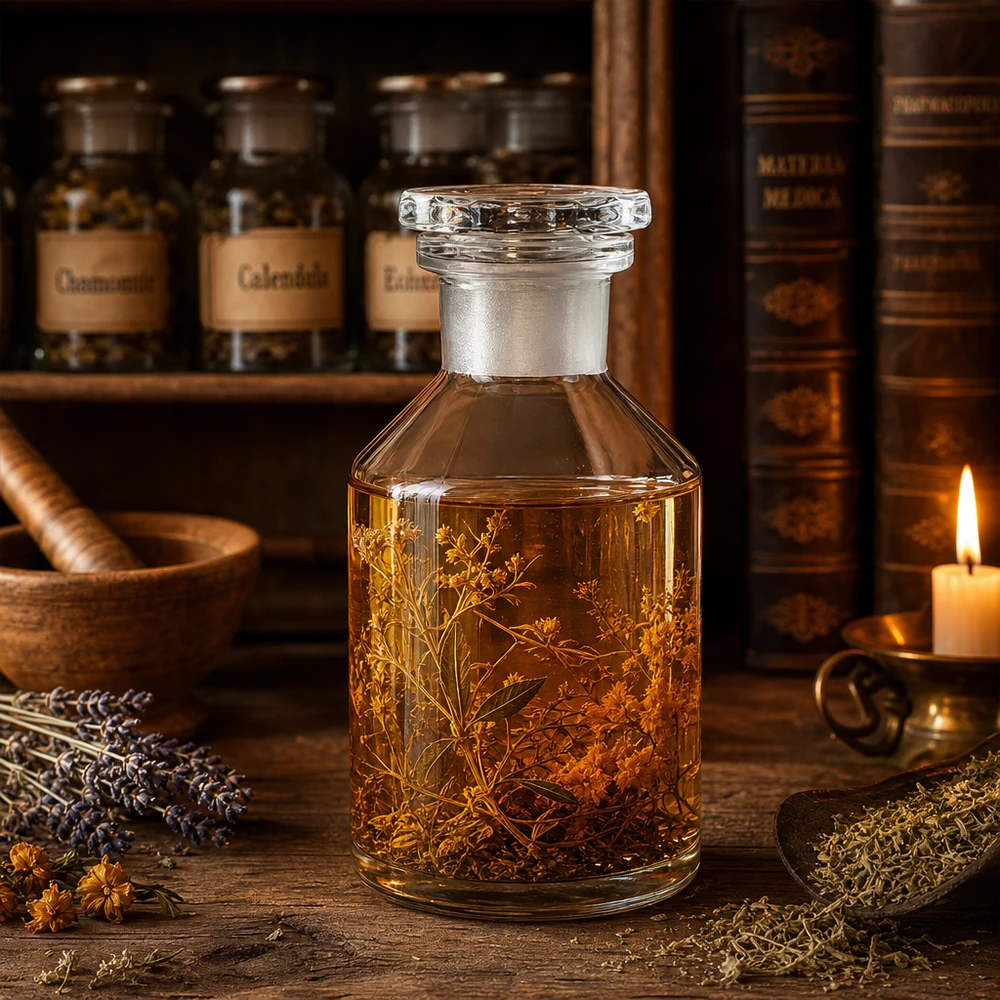 Flacon à col étroit et conique 50 ml en verre clair + bouchon de verre Flacon de pharmacie transparent à col étroit de 50 ml pour huiles essentielles et extraits de plantes médicinales