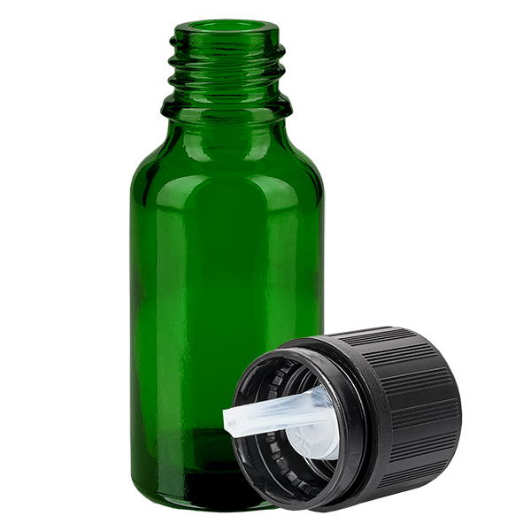 20ml flacon de gouttes. 1mm s. OV KiSi Bli GreenL. UT18/20