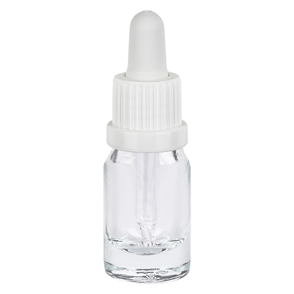 Flacon à pipette 5ml blanc OV ClearLine UT18/5