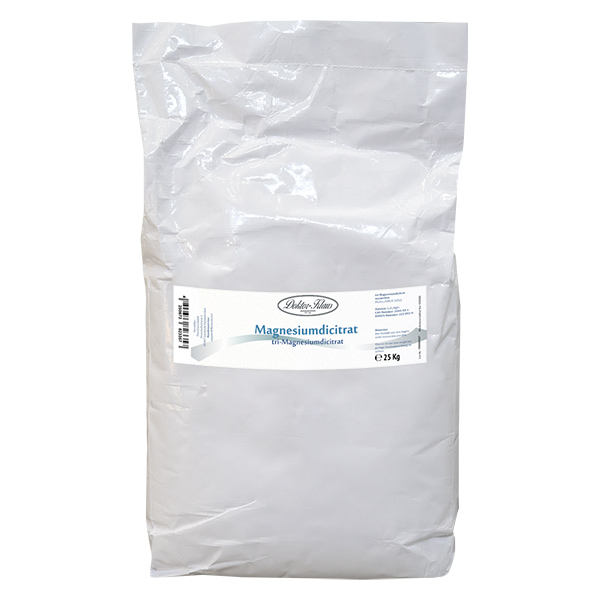 Dicitrate de tri-magnésium anhydre 25 kg Dicitrate de tri-magnésium anhydre 25 kg