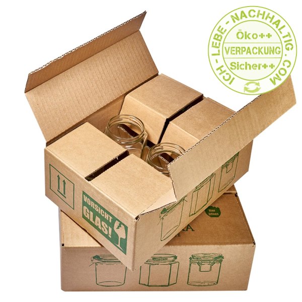 330ml Verre rond avec couvercle BasicSeal or UNiTWIST