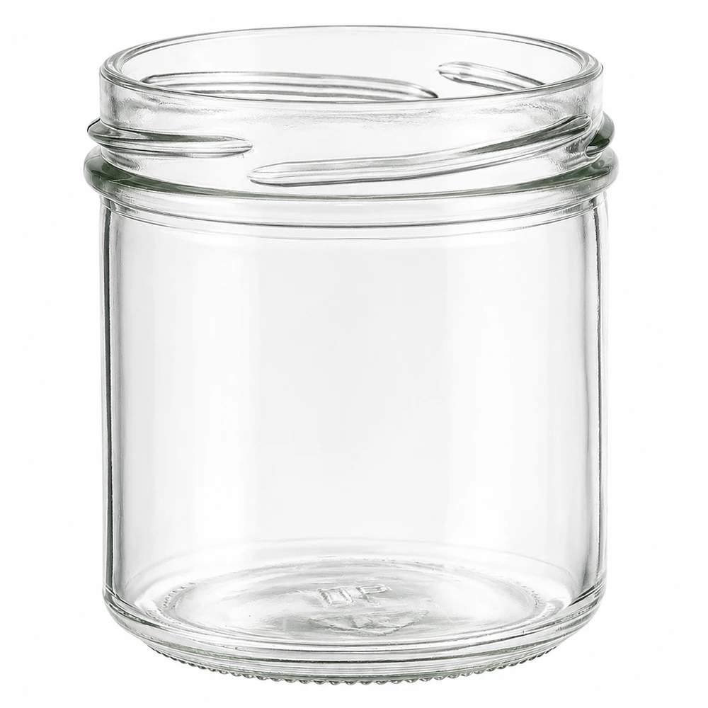 167ml Verre conique sans couvercle (TO66) UNiTWIST Pot renversé vide UNiTWIST 167ml TO66 en verre transparent pour confitures et conserves