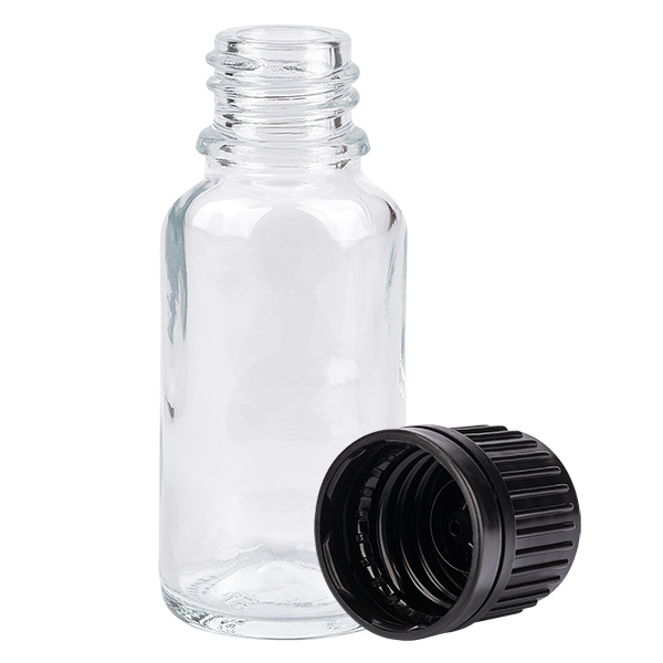 Flacon 30ml 11mm SV noir OV ClearLine UT18/30