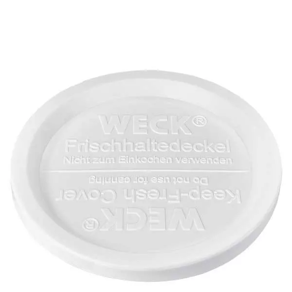 WECK REX Couvercle fraîcheur RR120 blanc transparent rond pour bocaux conservation conservation