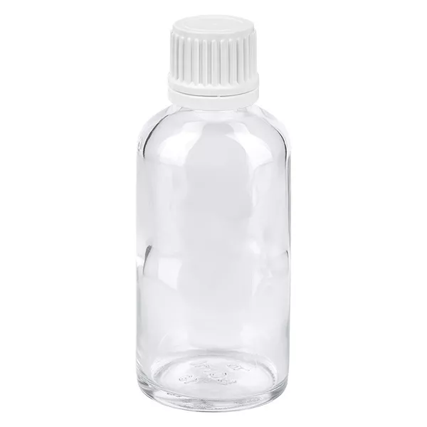 Flacon 50ml 11mm SV blanc OV ClearLine UT18/50
