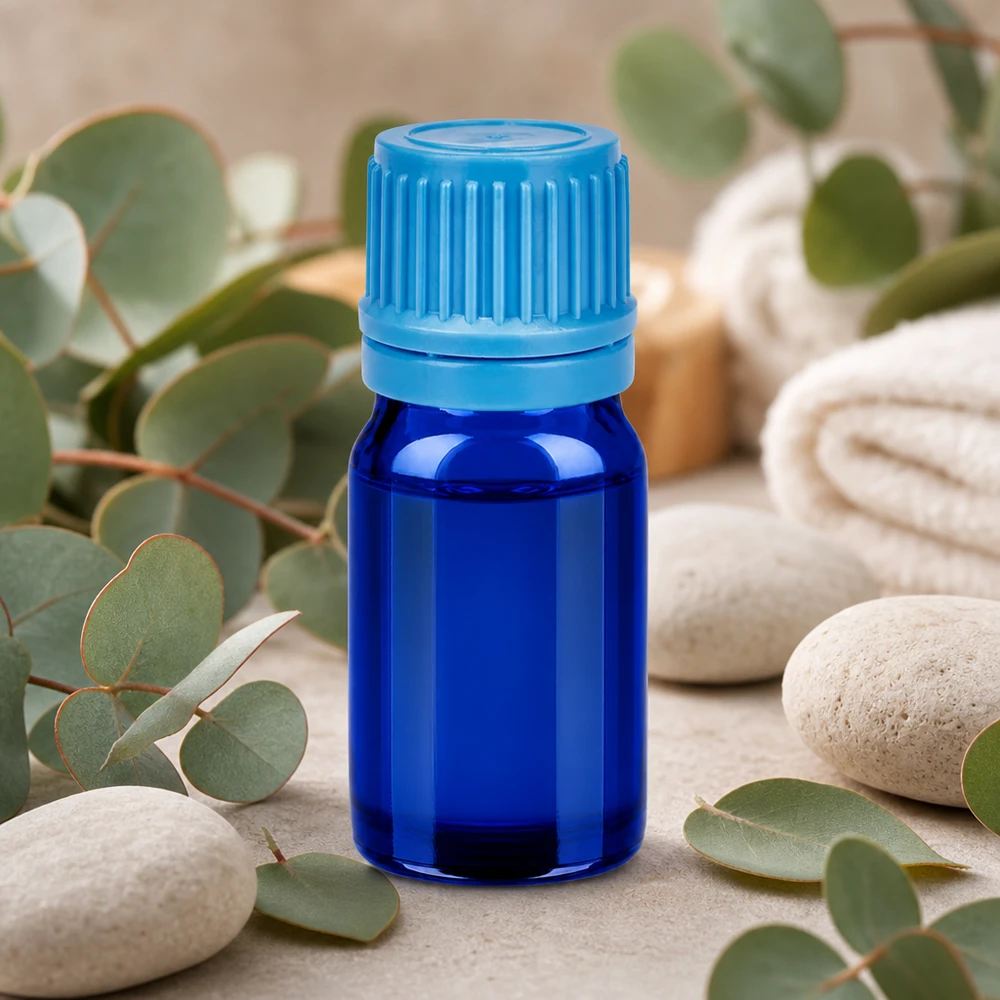Flacon 5ml 11mm SV bleu OV BlueLine UT18/5 Bouteille en verre pratique de 5 ml avec une ouverture de 11 mm, idéale pour un dosage et des portions précises