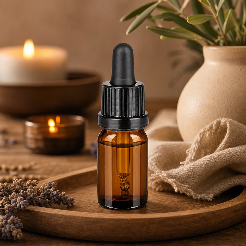 Flacon à pipette 5ml noir OV BrownLine UT18/5 Flacon pipette 5ml BrownLine UT18/5 avec protection UV par verre brun foncé pour une protection contre la lumière