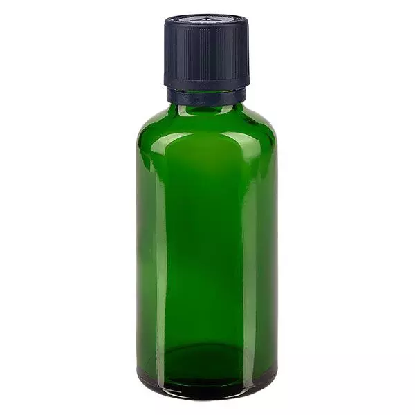 Flacon à pharmacie vert 50ml bouchon compte-gouttes pr. 1mm s. Sécurité enfants Symbole d'avertissement d'inviolabilité Bouchon d'originalité Flacon à pharmacie vert 50ml bouchon compte-gouttes pr. 1mm s. Sécurité enfants Symbole d'avertissement d'inviolabilité Bouchon d'originalité