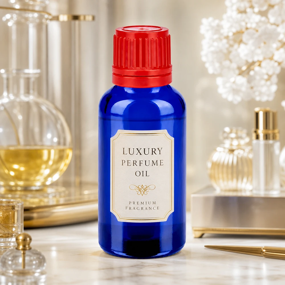 Flacon 30ml 11mm SV rouge OV BlueLine UT18/30 Flacon BlueLine de 30 ml avec fermeture de sécurité pour les enfants, pour une conservation sûre des substances actives