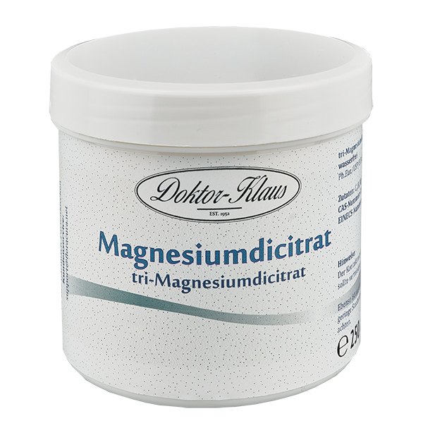 250 g de tri-magnésium dicitrate anhydre Doktor-Klaus 250 g de tri-magnésium dicitrate anhydre Doktor-Klaus