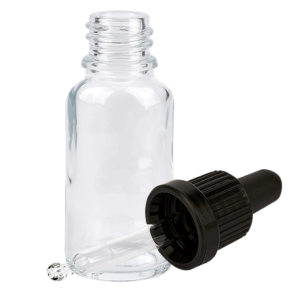 Flacon à pipette 20ml noir OV ClearLine UT18/20 Flacon à pipette 20ml noir OV ClearLine UT18/20