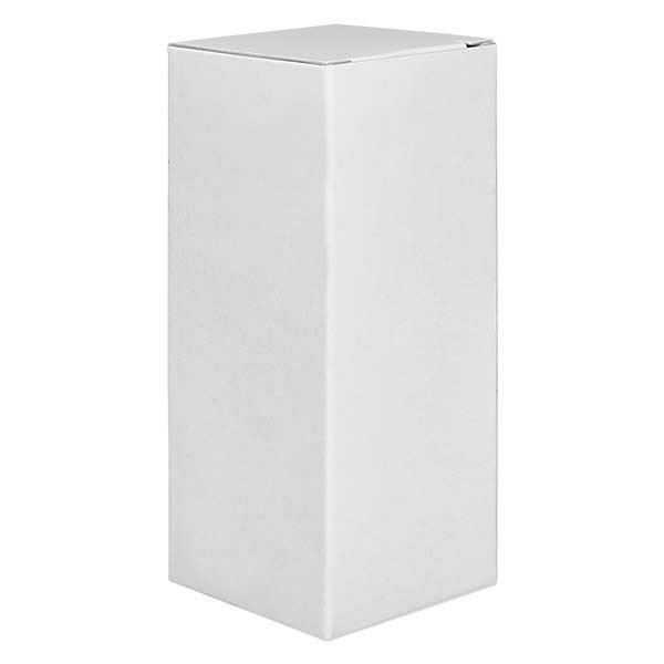 Boîte pliante FS1 carton blanc, hauteur 97mm