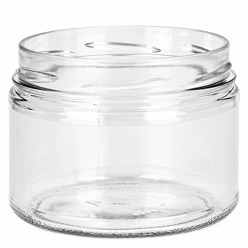 540ml Verre rond sans couvercle (TO100) UNiTWIST UNiTWIST Runda540 Verre renversé 540ml TO100 Verre à conserves transparent vide sans couvercle Verre rond à conserves