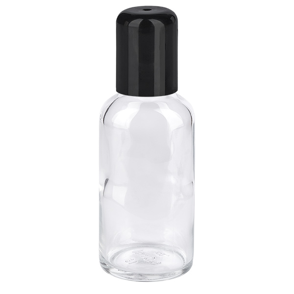 Flacon Roll-On 50ml noir STD ClearLine UT18/50 Flacon Roll-On 50ml noir STD ClearLine UT18/50