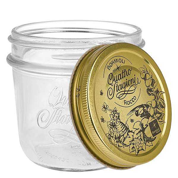 Verre renversé de 200 ml « Quattro Stagioni » avec couvercle