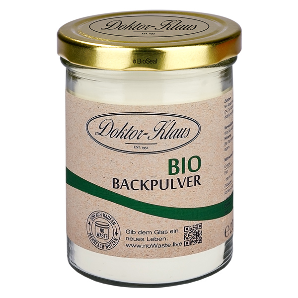 200g de levure chimique bio Doktor-Klaus noWaste 200g de levure chimique bio Doktor-Klaus noWaste